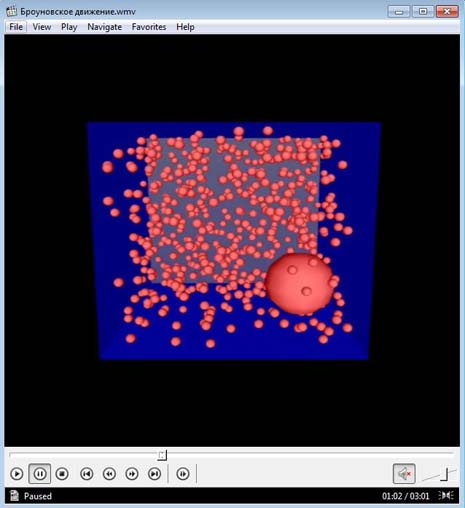 видео скачать броуновское движение