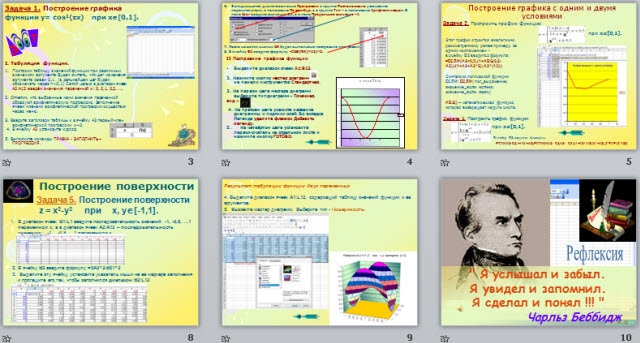электронная таблица MS Excel