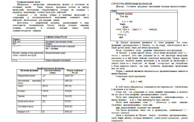 Урок по информатике Простые операторы языка Паскаль. Решение задач на Паскале