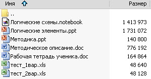 урок по информатике логические схемы