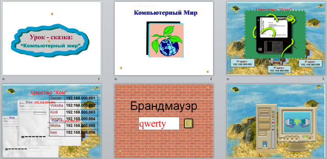 Компьютерный мир (6 класс)