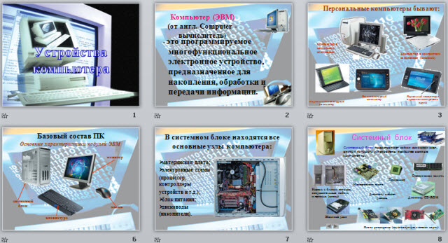 Презентация к урокам информатики по теме