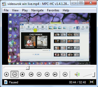 Как сделать фильм в программе Windows Live