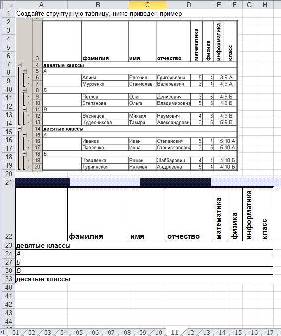 Для чего в электронных таблицах microsoft excel служит строка формул