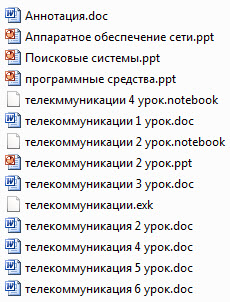 Урок по информатике Телекоммуникации 9 класс
