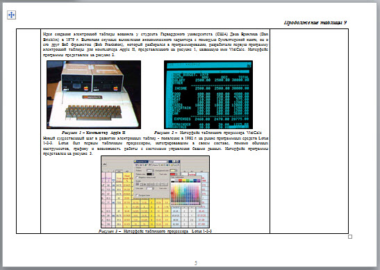 Основные объекты электронных таблиц
