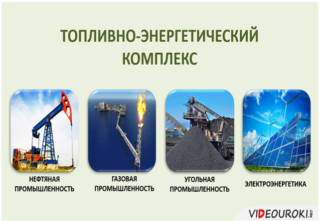 Топливный энергетический комплекс газовая промышленность