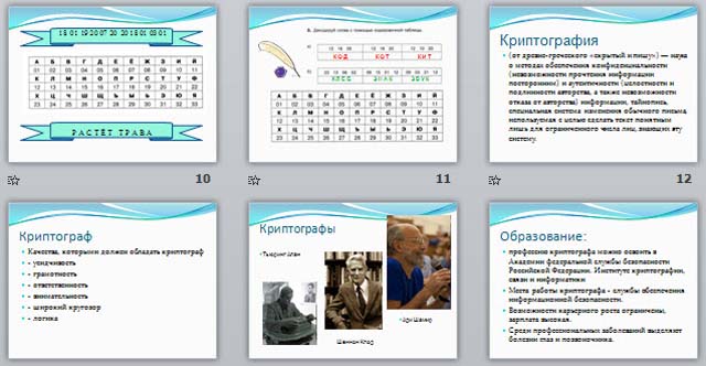 Презентация Декодирование информации 3 класс