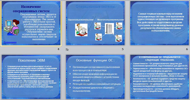 Презентация Операционные системы и их развитие