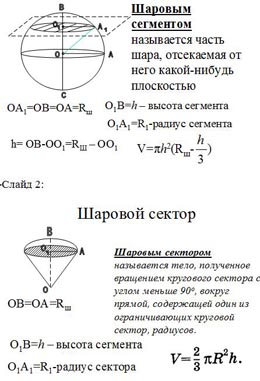 Сферический сегмент зонта