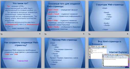 Разработка web сайтов с использованием языка разметки гипертекста html проект 9 класс