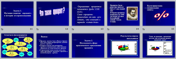 Презентация Проценты