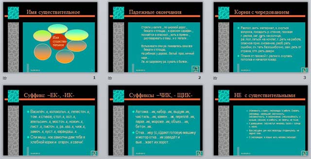 презентация имя существительное
