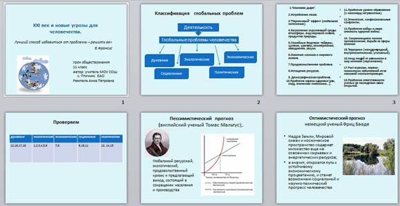 Презентация XXI век и новые угрозы для человечества