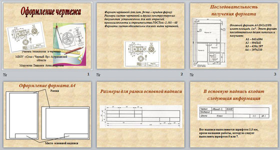 Стандарт оформления чертежей iso