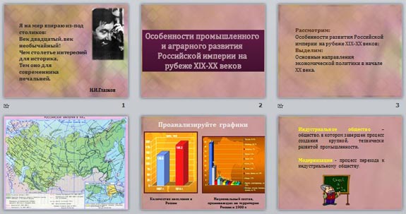 Презентация Особенности промышленного и аграрного развития Российской империи на рубеже 20-21 века