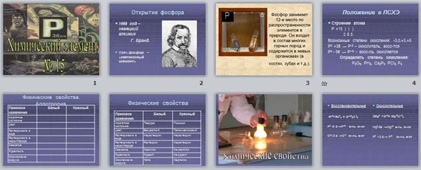 презентация фосфор