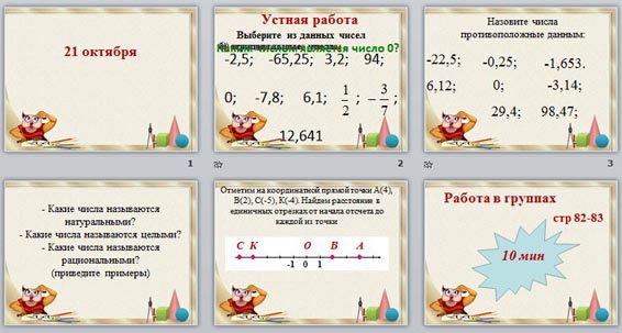 презентация модуль рационального числа