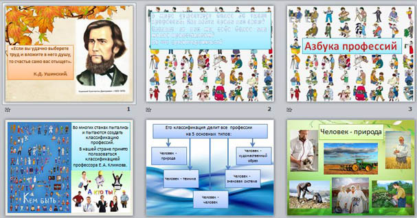 презентация Выбор профессии