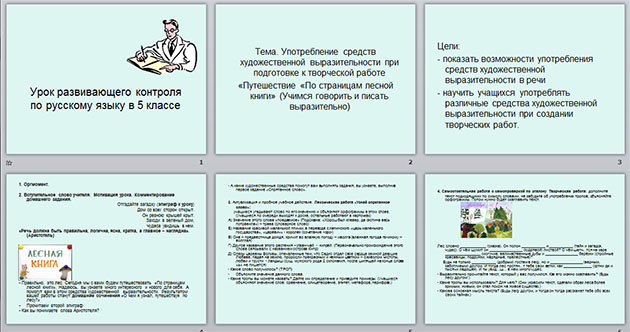 Презентация на тему Урок развивающего контроля по русскому языку