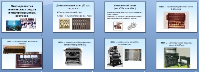 Этапы развития средств информационных ресурсов презентация