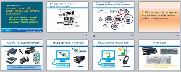 Презентация Клавиатура - устройство ввода информации