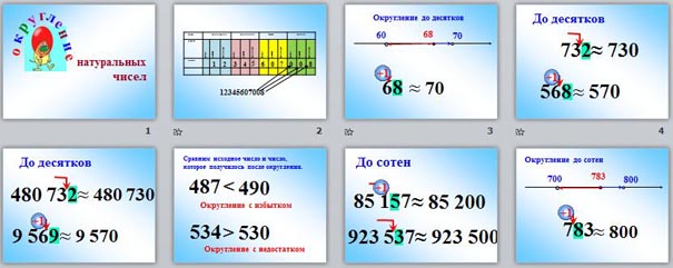 Округление натуральных чисел 5 класс презентация