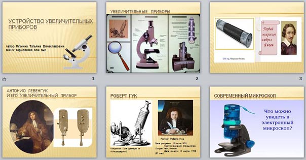 Презентация Устройство увеличительных приборов