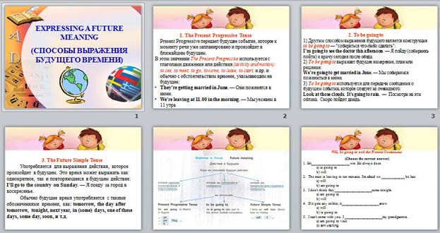 презентация Способы выражения будущего времени