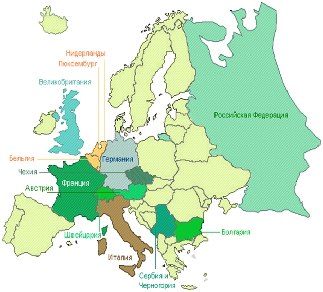 Страны европы федерациями. Федерации Европы на карте. Федеративные государства Европы на карте. Федерации Западной Европы. Монархии зарубежной Европы на карте.