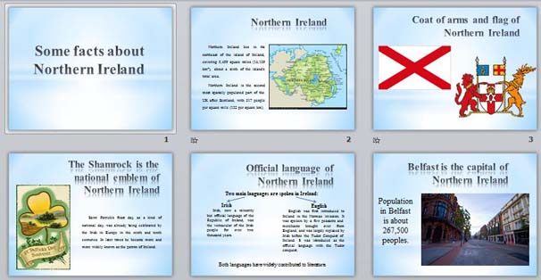 презентация Some facts about Northern Ireland