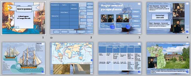 Презентация Вокруг света под русским флагом