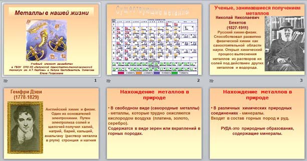 Презентация Металлы в нашей жизни