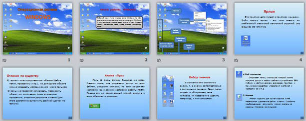 Презентация по информатике Операционная система Windows