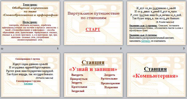 презентация по русскому языку Словообразование и орфография