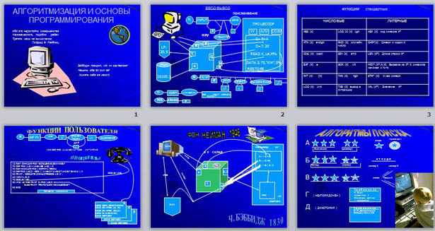 Презентация по информатике Алгоритмизация и основы программирования