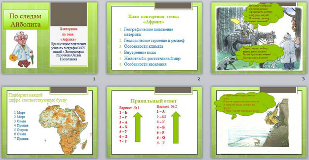 презентация по географии 