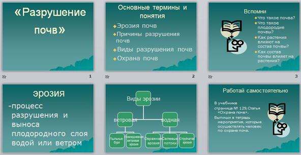 Презентация по природоведению Разрушение почв