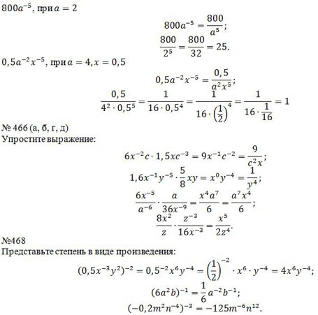 примеры для урока