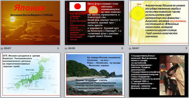 Презентация по истории Япония - империя восходящего солнца