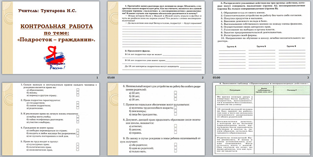 Подросток гражданин страны презентация