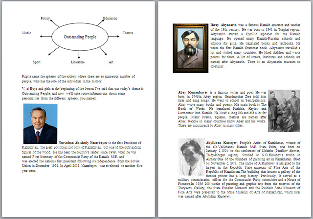Конспект урока по английскому языку по теме Outstanding People