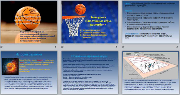 Презентация по физкультуре Баскетбол