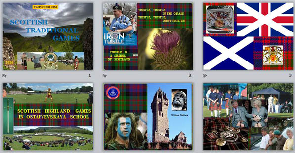 Презентация по английскому языку Традиционные шотландские игры