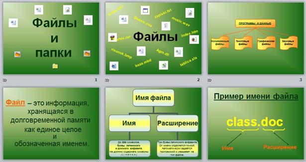 Презентация по информатике на тему Файлы и папки