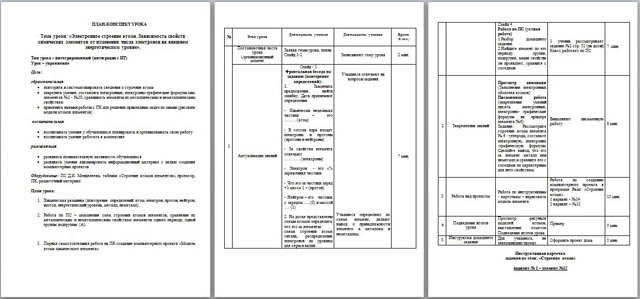 10 класс химия технологическая карта