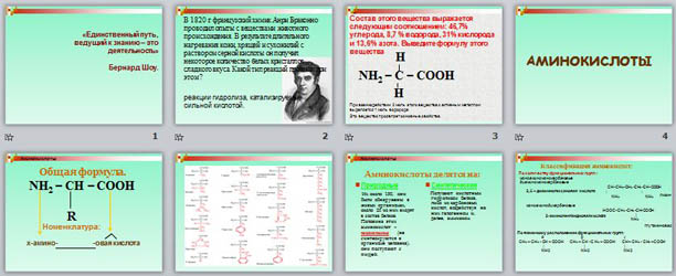 презентация по химии Аминокислоты