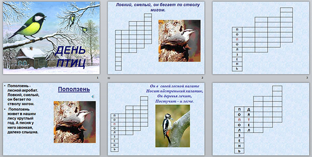 День птиц презентация для начальной школы