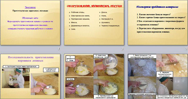 Вареники технологическая карта для школы