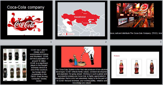 Презентация компании кока кола